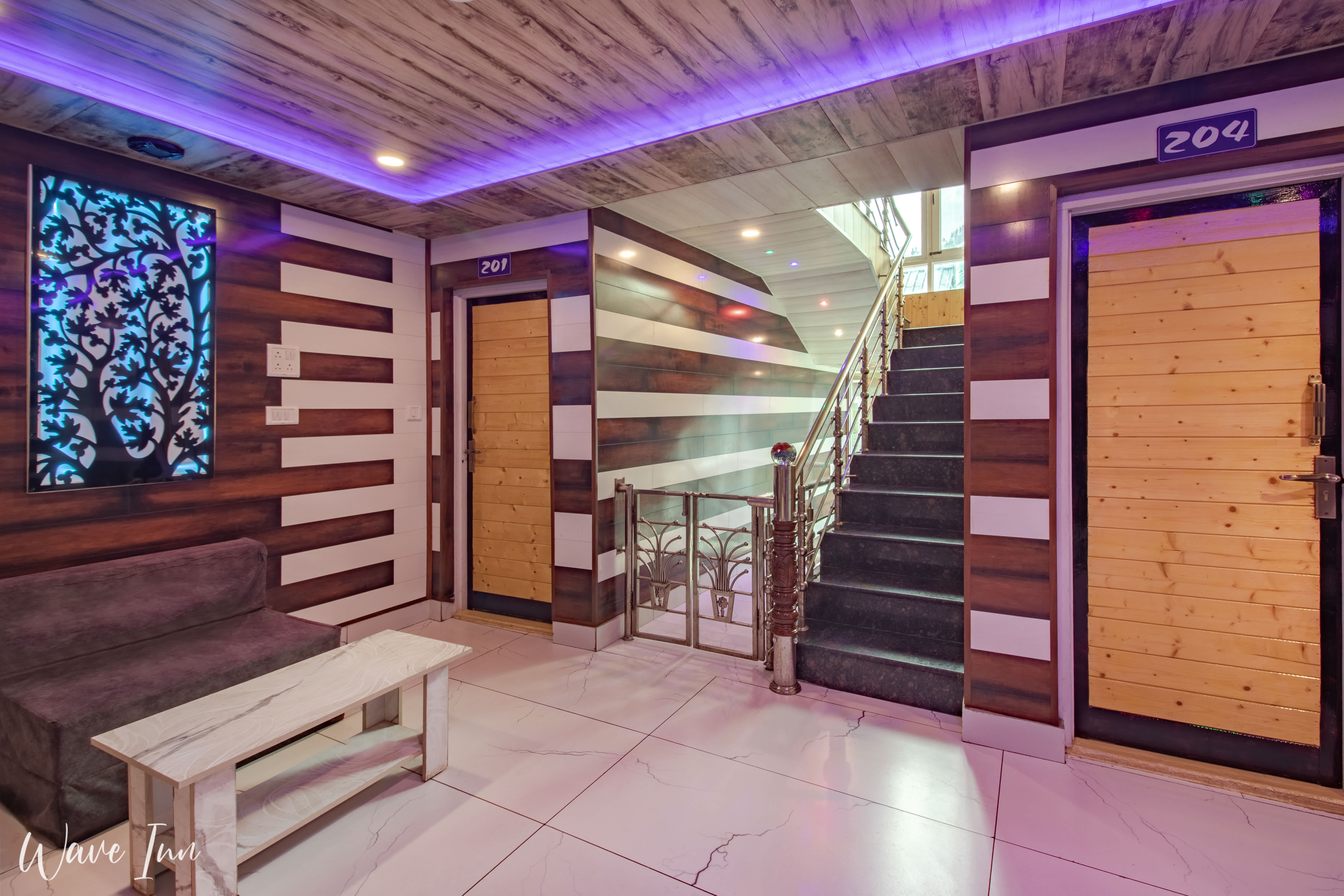 Hotel staircase